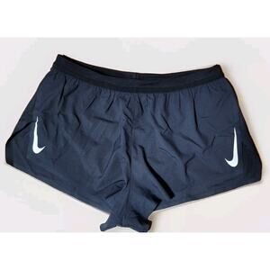 Nike AeroSwift Men's Size XL 2" Brief Lined Racing Shorts Black CJ7837-010